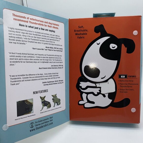 Thundershirt Classic Dog Anxiety Jacket Harness Heather Gray Training Size Large - Picture 4 of 14